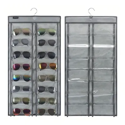 TEMU Suspendu Lunettes Organisateur Mur Eyeglass Titulaire Lunettes Rack Pour Avec Poches Anti-p