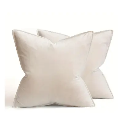 TEMU Lot de housses de coussin en velours décoratif, et uni, pour canapé, chambre, voiture, cous