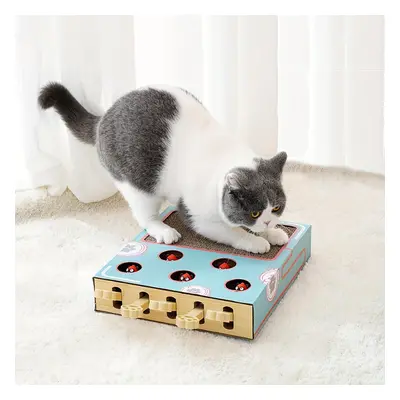 TEMU Griffoir Pop-Up pour Chat - Planche de Jeu en Carton pour Chats, Jouet Interactif pour Anim