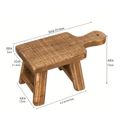 Tabouret rustique en poignée, , plantes, étagère , créatif , de table, décoration de , banc de f