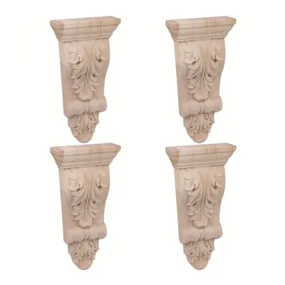 Ensemble De Pièces D'appliques Sculptées En Bois De Style Européen Pour La Décoration De Restaur