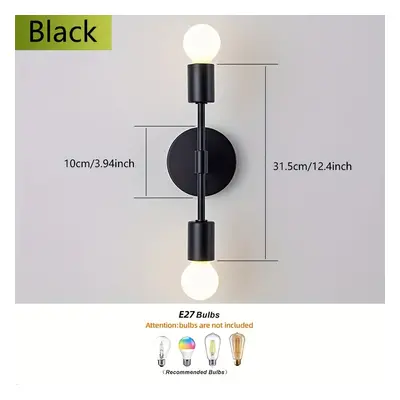 TEMU Lampe Murale Moderne à Double Lumière avec E27 - Parfaite pour , ou la Décoration de Chambr