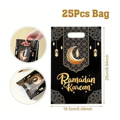 TEMU 10/25/50pcs Sacs Cadeaux Ramadan , Fournitures de Fête Musulmane Islamique, Sacs d'Emballag