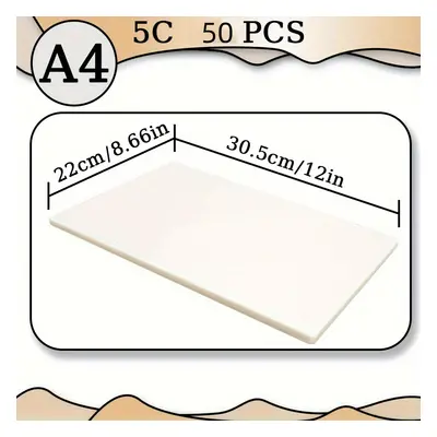 TEMU GDGDSY 50pcs Pochettes de Laminage A4, Laminatrice, Transparentes, Lettre, , Photos et Fich