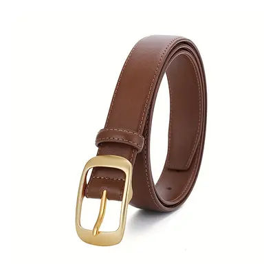 TEMU Ceinture en Cuir pour Femmes Ceinture Haut de Gamme Polyvalente en Cuir Pur Décoration de M