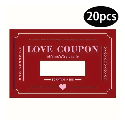 TEMU Lot de coupons à gratter de grande taille 5.5x3.5 pouces - Idées de soirée DIY, cadeau pour