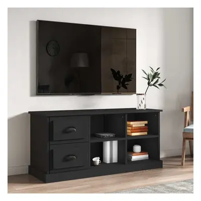 TEMU Meuble TV noir 102x35.5x47.5 cm bois dFTingénierie