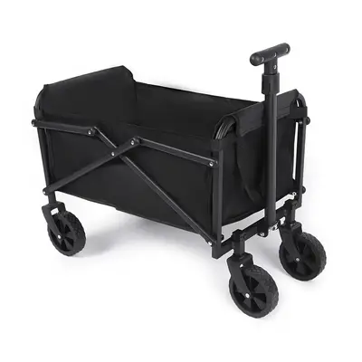 TEMU GAWFOLK 1pc Chariot de Camping Pliable Portable Noir - Compact & , Chariot en Fer avec Supp