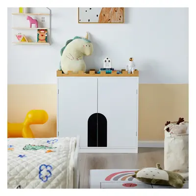 TEMU SoBuy KMB44-W Commode pour Enfants Étagère pour Chambre d'enfant avec Noir en Design de