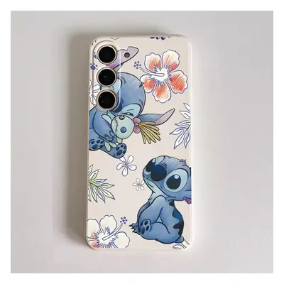 TEMU Coque de Téléphone Mignonne Stitch Cartoon pour Samsung S25/S25 Plus/S25 Ultra/S24/S24 Plus