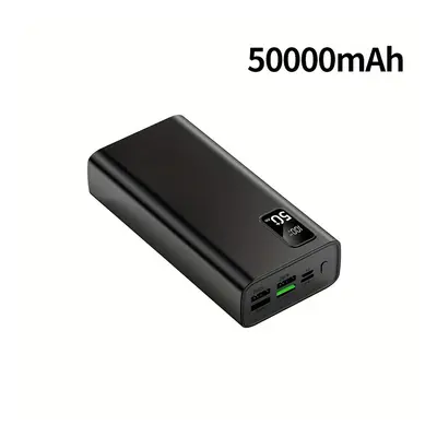 TEMU Batterie externe haute 000 mAh avec charge rapide, affichage LED de l'alimentation, charge 