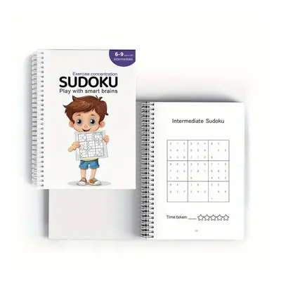 TEMU 1pc Défiez l'imagination de vos enfants avec notre série de livres de Sudoku pour les enfan