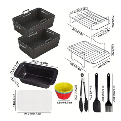 TEMU Ensemble d'accessoires pour friteuse à air de pièces compatible avec AF300UK AF400UK AF451U