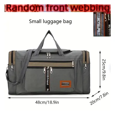 TEMU 1pc Sac À Bagages Multifonctionnel En Nylon - Grande , Pliable, Sac de Voyage Portable Pour