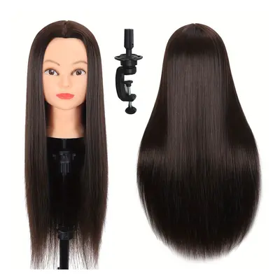 TEMU Mannequin Professionnel Opini avec Cheveux et Raides - Support à Pince Réglable , Idéal pou