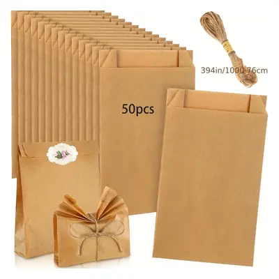 TEMU 50pcs/100pcs - Sachets en pour savon, 5'' X 8'' Sachets en pour emballer les emballages de 