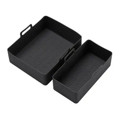 TEMU Plaque de Cuisson en Silicone Rectangulaire de Qualité Alimentaire pour Friteuse à Air, Tai