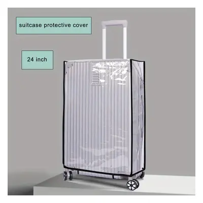 TEMU Protégé de valise en PVC aux rayures et étanche aux poussières pour valises de 20/24/28/30 