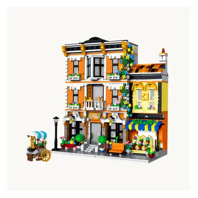 TEMU Ensemble de de Construction de Boutique de Fleurs 1786pcs - Maison de Jardin Fantaisie avec