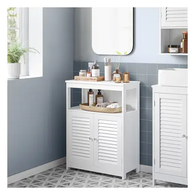 TEMU Meuble de salle de bain, meuble de rangement, placard de cuisine, armoire, avec compartimen