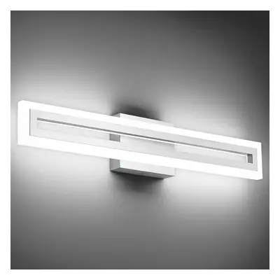 TEMU Lumière de LED Moderne de 24" - Applique Murale au-dessus du , Nickel Brossé 6000K, Constru