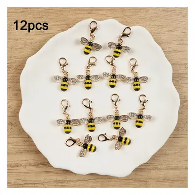 TEMU 8pcs/12pcs, Porte-clés Abeille, Cadeaux de Mode Parfaits pour Meilleurs Amis et Famille, Ca