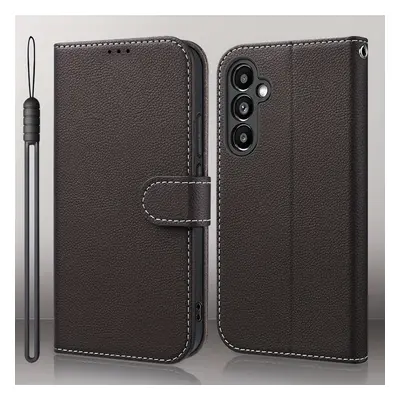 TEMU Coque pour Samsung A14 avec support de livre en cuir synthétique, coque antichoc et étui po