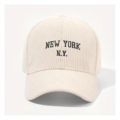 TEMU Casquette de baseball en velours avec broderie de slogan tendance , légère et ajustable pou