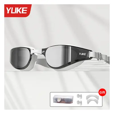 TEMU Lunettes de Natation HD Anti-Buée pour Adultes YUKE avec Vue Large - Matériau PC , Multicol