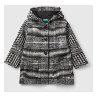 Benetton, Manteau Prince De Galles, size 5-6, Multicolore, Enfants