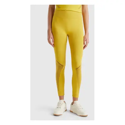 Benetton, Legging De Sport Sans Coutures, size S, Jaune, Femme