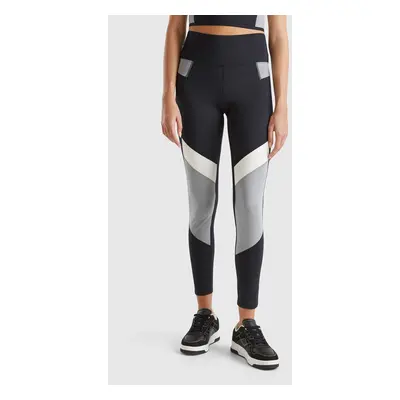 Benetton, Legging De Sport À Petite Poche, size XXS, Noir, Femme