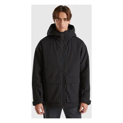 Benetton, Parka Courte Rembourrée, size XS, Noir, Homme