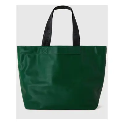 Benetton, Sac Cabas Réversible, size OS, Vert Foncé, Femme