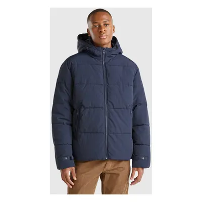 Benetton, Blouson Rembourré À Capuche, size XXXL, Bleu, Homme