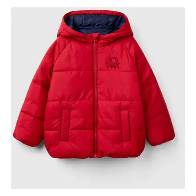 Benetton, Doudoune "rain Defender", size 18-24, Rouge, Enfants