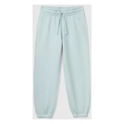 Benetton, Pantalon De Jogging En Molleton Avec Cordon De Serrage, size XL, Bleu Vert, Enfants