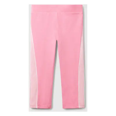 Benetton, Legging De Sport Avec Passepoil, size XL, Rose, Enfants