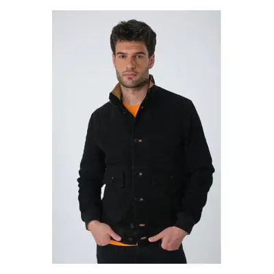 D89959 Noir 2355 Noir 52/l - Blouson Daim Homme