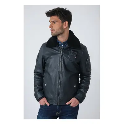 Jet French Atlas Navy 52/l Marine - Blouson Aviateur Homme