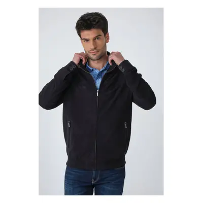 Jeff Marine 54/xl Marine - Blouson Daim Homme