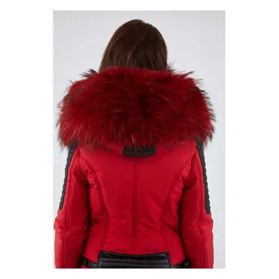 Grand Col Horspist Rouge&noir Rouge Taille Unique / Tu - Outlet Femme