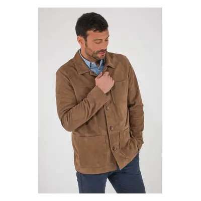 Bobby Daim Taupe Taupe 52/l - Veste Daim Homme