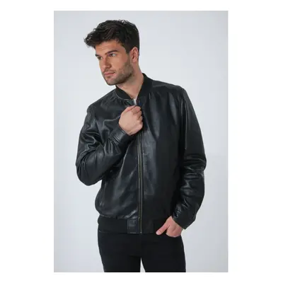 Dave Noir Noir 50/m - Blouson Cuir