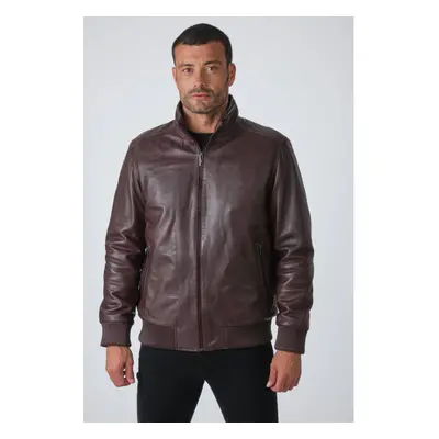 L82h312 Bordeaux 59 52/l Bordeaux - Blouson Cuir