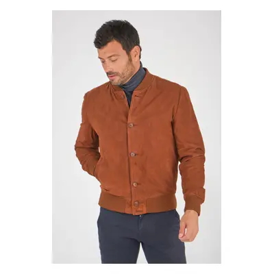 Lctexas Cognac 48/s Cognac - Blouson Cuir