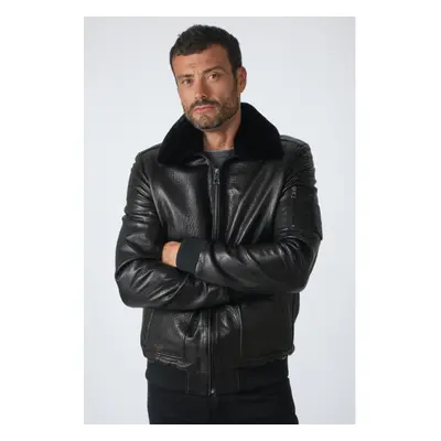 Garros Noir Noir 52/l - Blouson Aviateur Homme