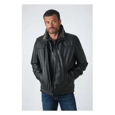 Blouson Cvn Noir Noir 54/xl - Blouson Cuir