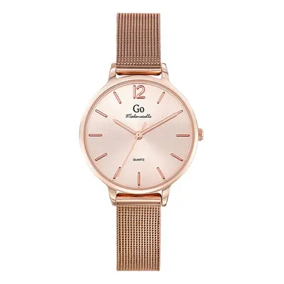 MONTRE GO MADEMOISELLE MÉTAL DORÉ ROSE CADRAN ROSE