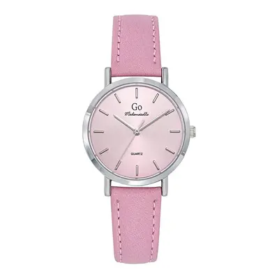 MONTRE GO MADEMOISELLE CUIR ROSE